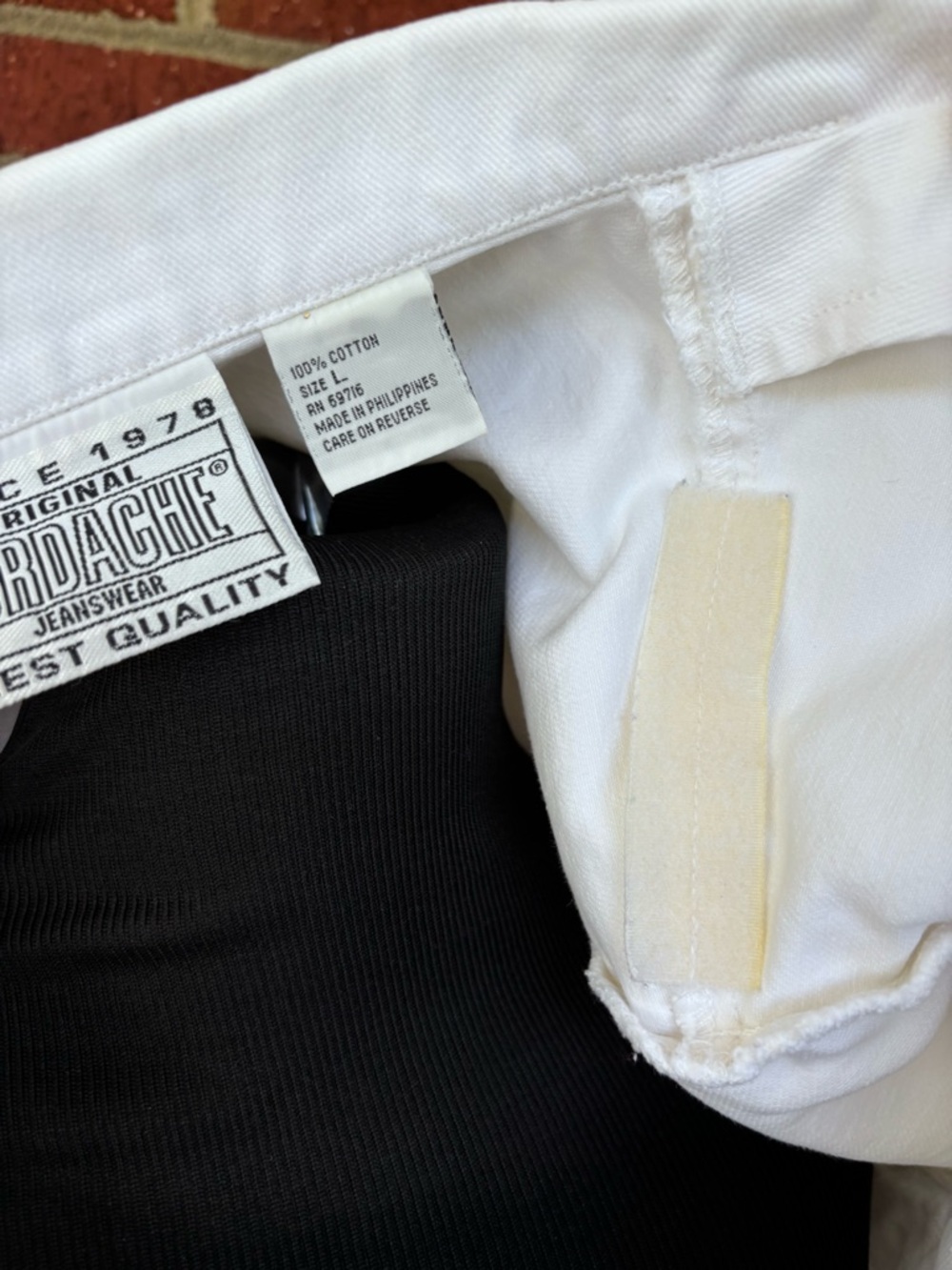 Vintage Womens 80s Jordache White Denim Blazer Jacket size Large ECU Retro - Picture 5 of 8